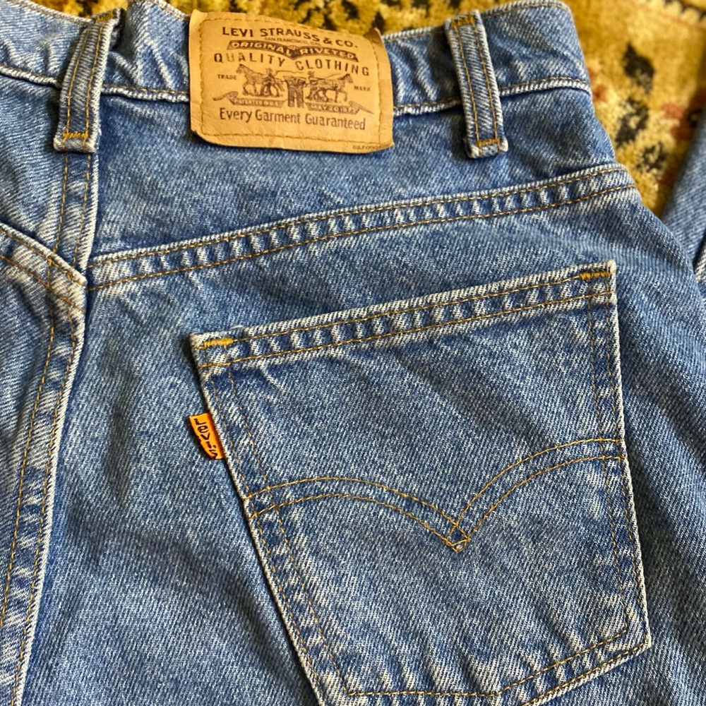 Levis vintage 90’s orange tab high waisted mom jeans